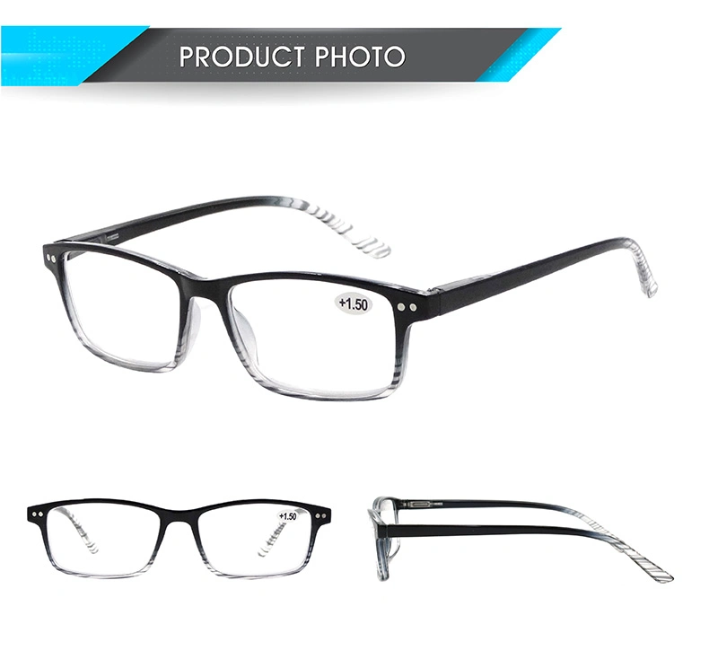 Pilot Optics Wholesale High Quality 5 Colors Custom Logo Square Reading Glasses