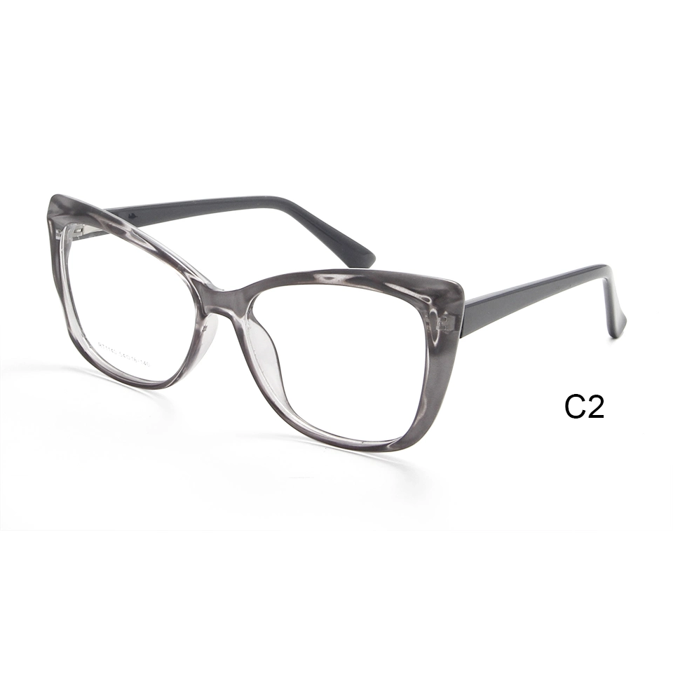 Cat Eye Optical Glasses Frame Women Fashion Diamond Eyeglasses Frame Prescription Myopia Glass Ladies Trend Eyewear Spring Hinge